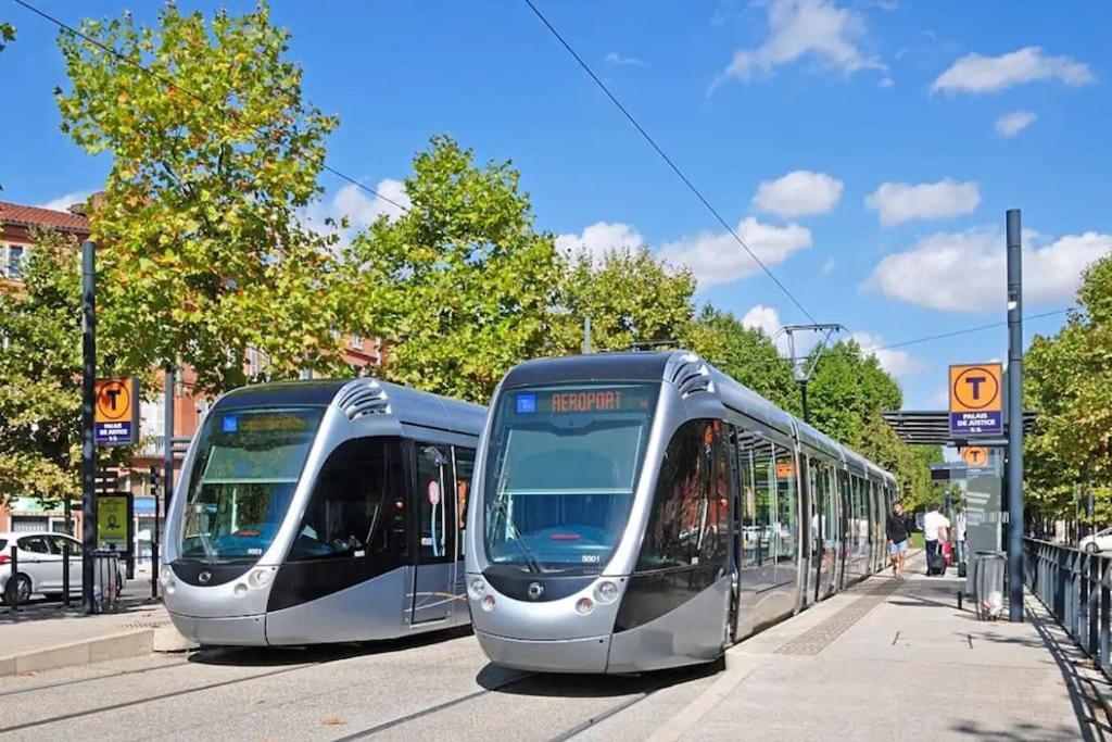 Le Studio Jardin D'Eden Metro Palais De Justice Lägenhet Toulouse Exteriör bild